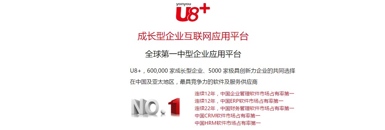 <strong>管理軟件，就選用友U8</strong>